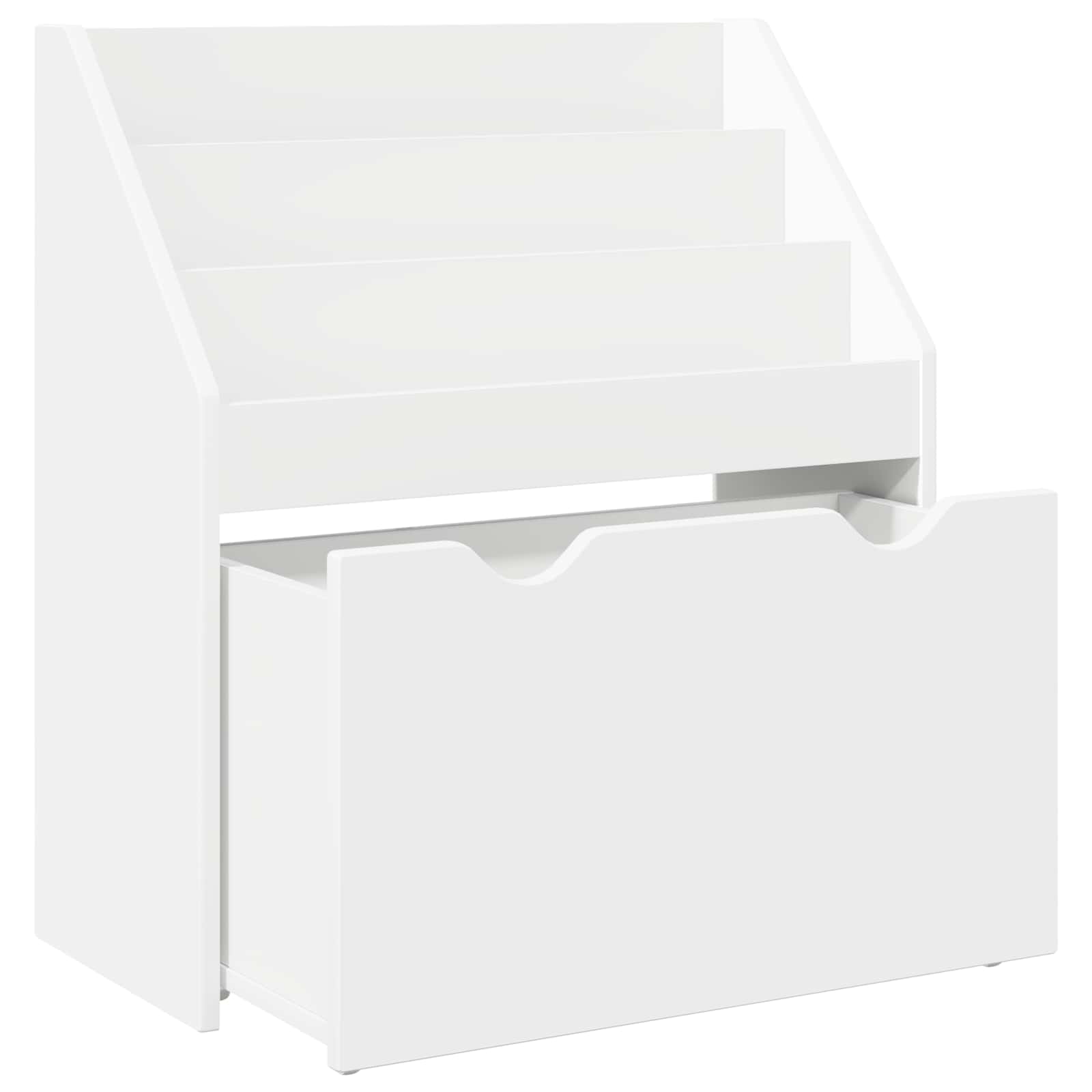 Kinderen Boekenkast met lade Wit 60 x 29,5 x 69 cm Bewerkt hout