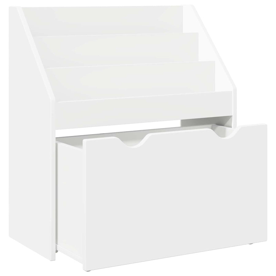 Kinderen Boekenkast met lade Wit 60 x 29,5 x 69 cm Bewerkt hout