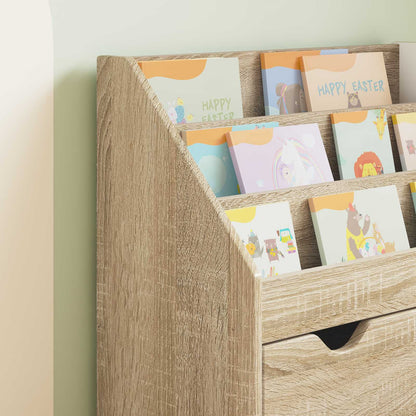Kinderen Boekenkast Sonoma Eiken 60 x 29,5 x 69 cm Bewerkt hout