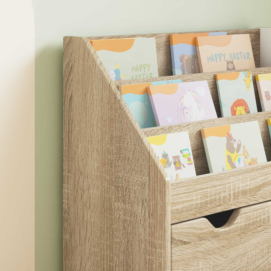 Kinderen Boekenkast Sonoma Eiken 60 x 29,5 x 69 cm Bewerkt hout