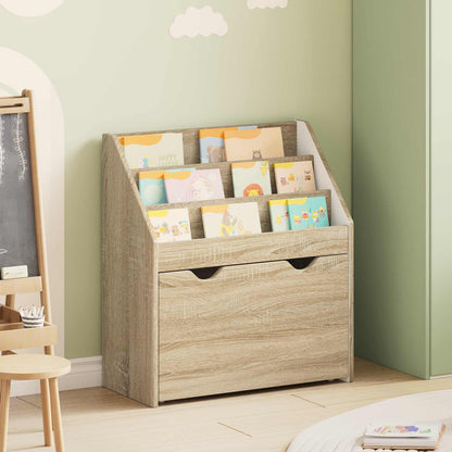 Kinderen Boekenkast Sonoma Eiken 60 x 29,5 x 69 cm Bewerkt hout