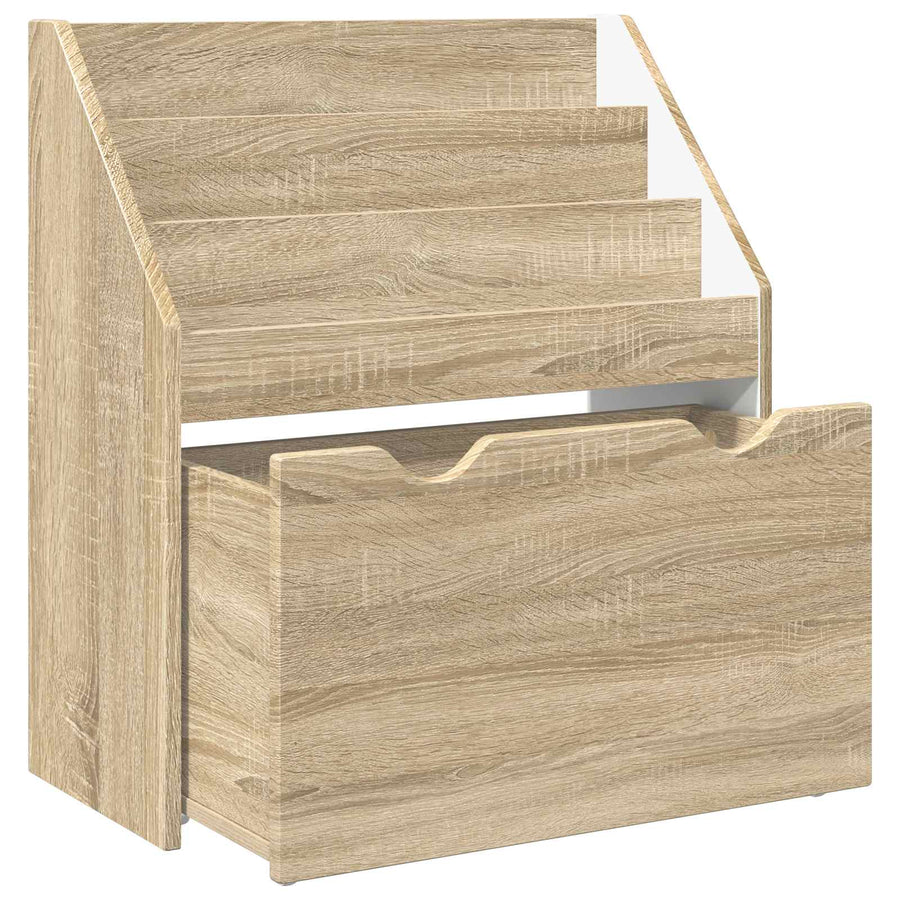 Kinderen Boekenkast Sonoma Eiken 60 x 29,5 x 69 cm Bewerkt hout