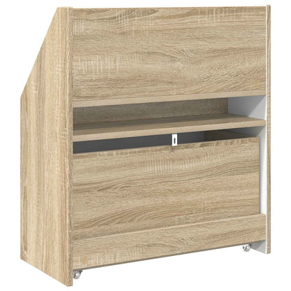 Kinderen Boekenkast Sonoma Eiken 60 x 29,5 x 69 cm Bewerkt hout