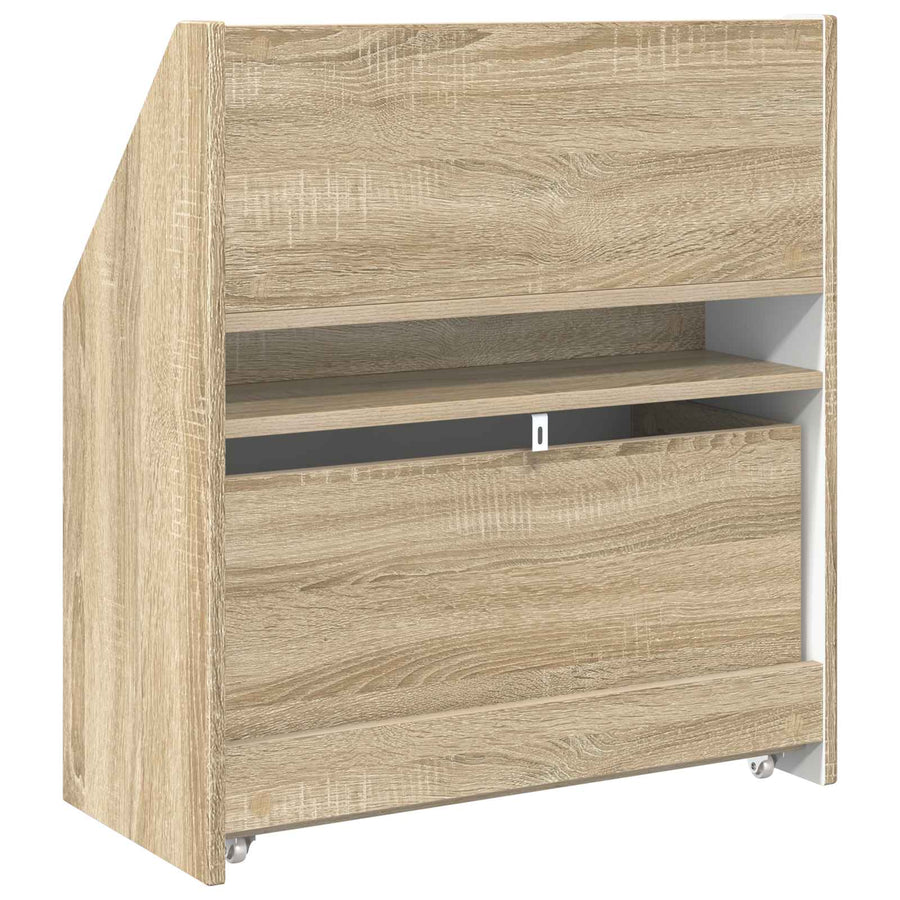 Kinderen Boekenkast Sonoma Eiken 60 x 29,5 x 69 cm Bewerkt hout