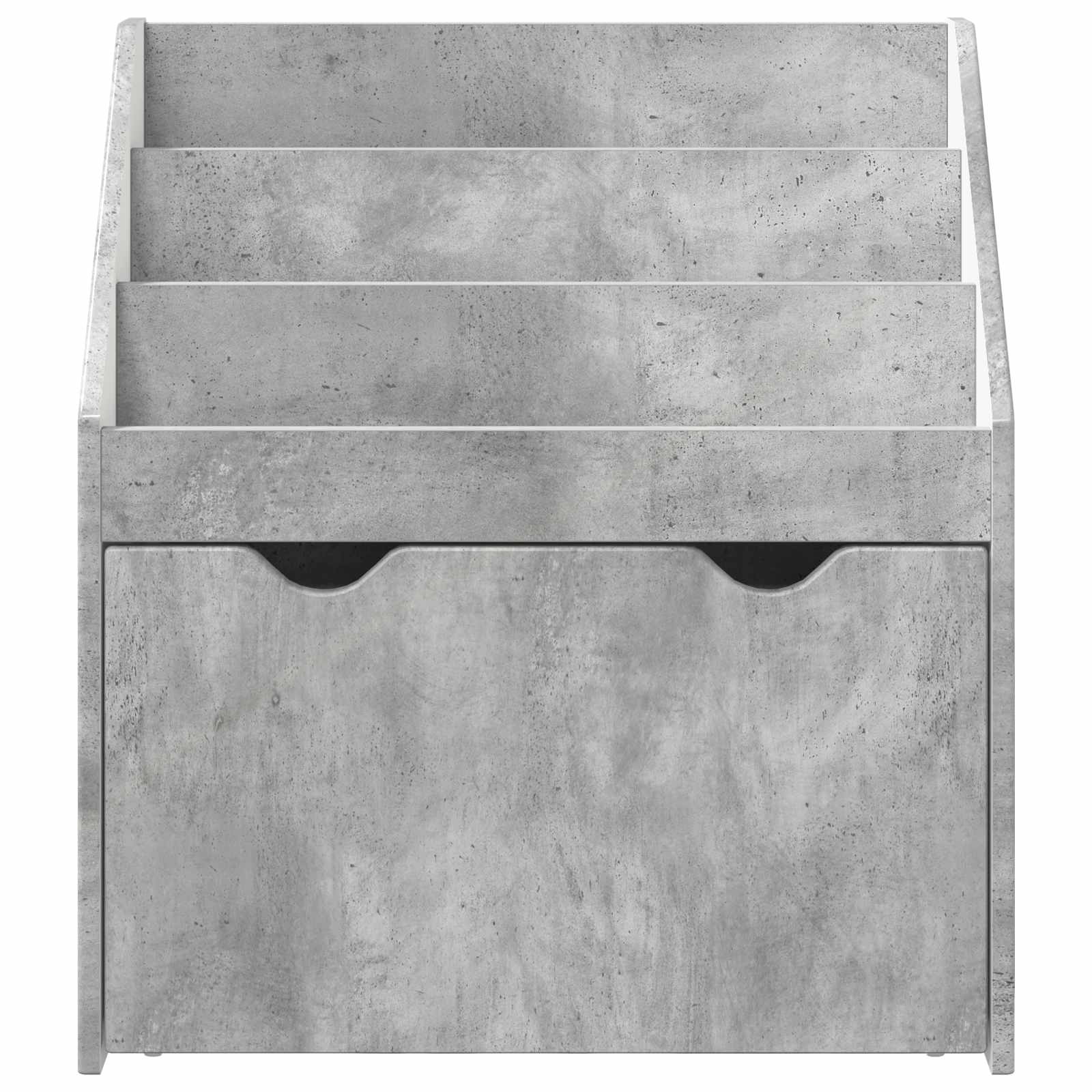 Kinderen Boekenkast Beton Grijs 60 x 29,5 x 69 cm Bewerkt hout