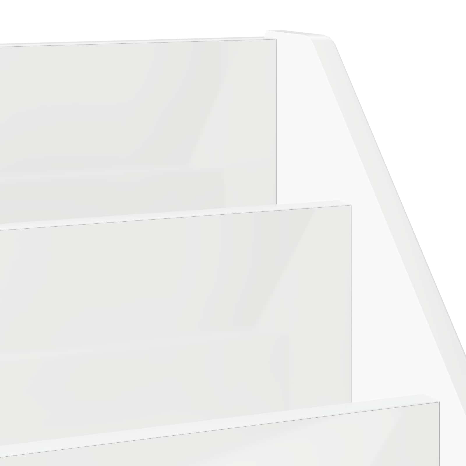 Kinderen Boekenkast met lade Hoogglans wit 60 x 29,5 x 69 cm