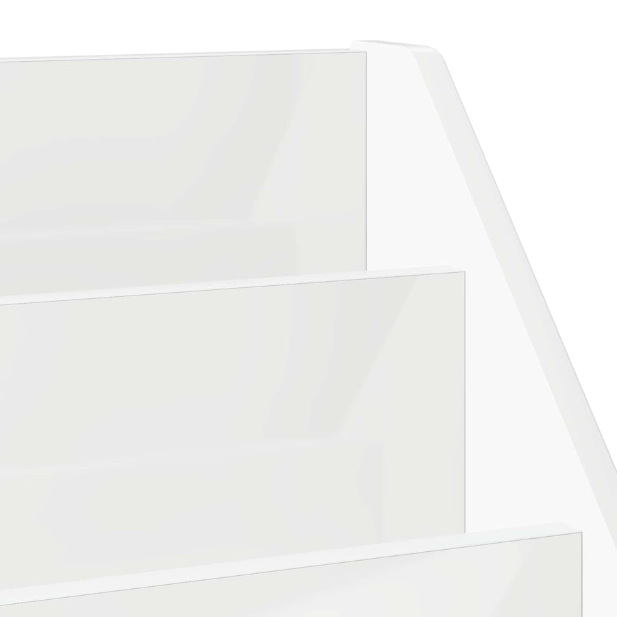 Kinderen Boekenkast met lade Hoogglans wit 60 x 29,5 x 69 cm