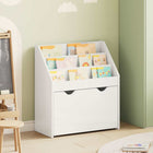 Children's Bookshelf with Drawer High Gloss White 60 x 29.5 x 69 cm