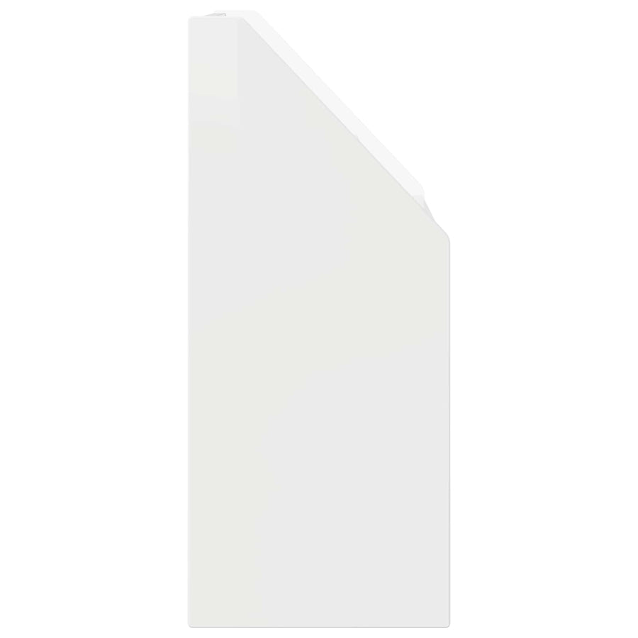 Kinderen Boekenkast met lade Hoogglans wit 60 x 29,5 x 69 cm
