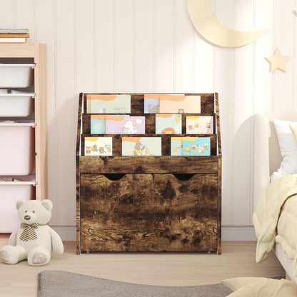 Kinderen Boekenkast met lade Gerookt eiken 60 x 29,5 x 69 cm