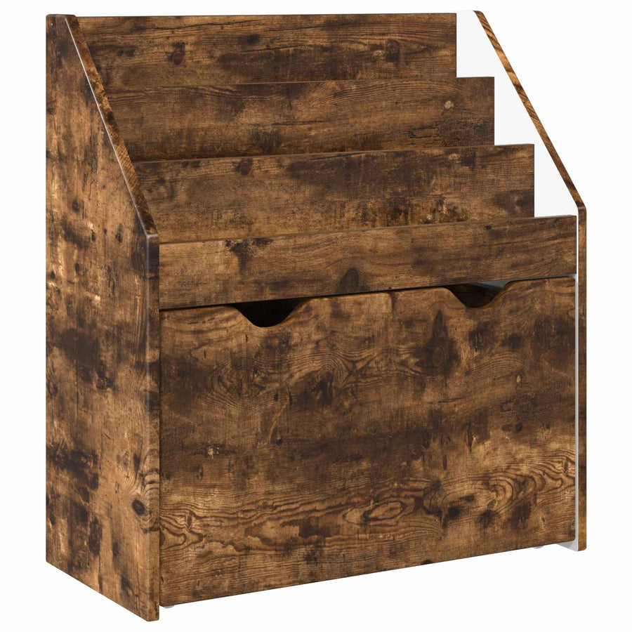 Kinderen Boekenkast met lade Gerookt eiken 60 x 29,5 x 69 cm