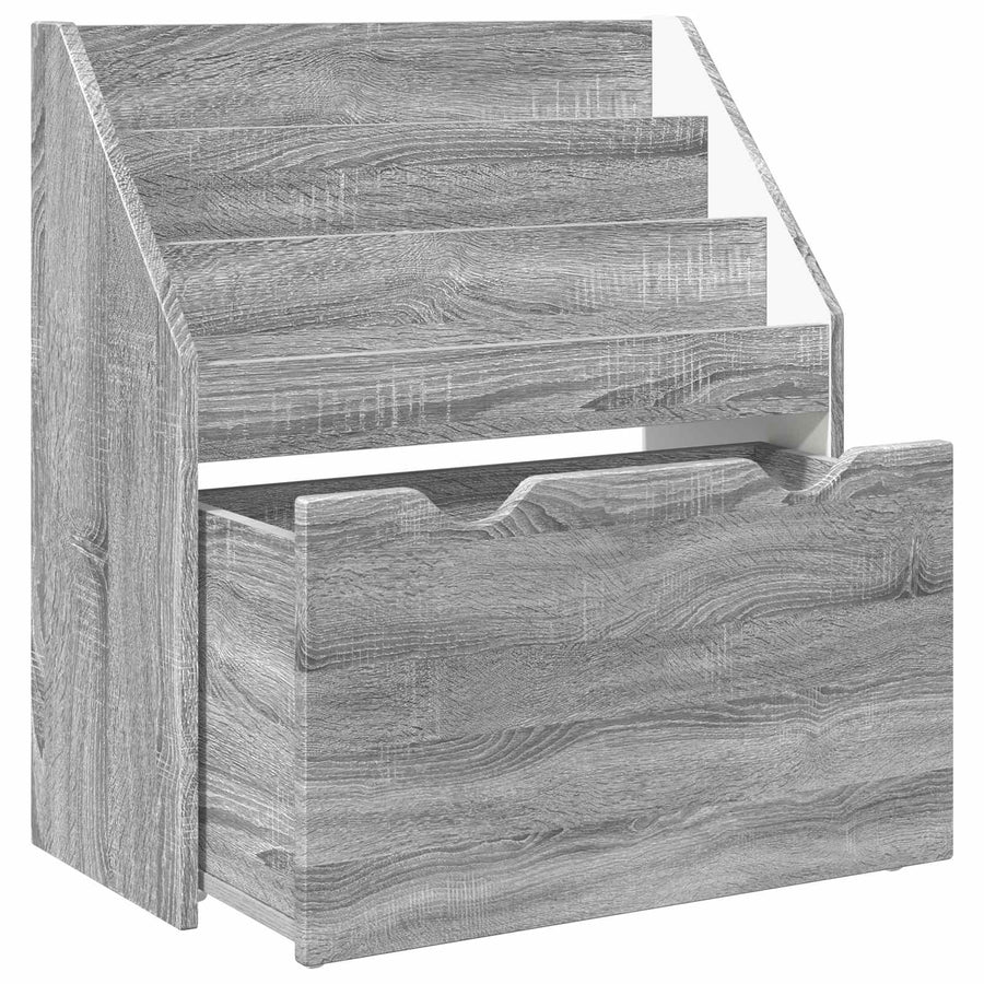 Kinderen Boekenkast Grijs Sonoma 60 x 29,5 x 69 cm Bewerkt hout