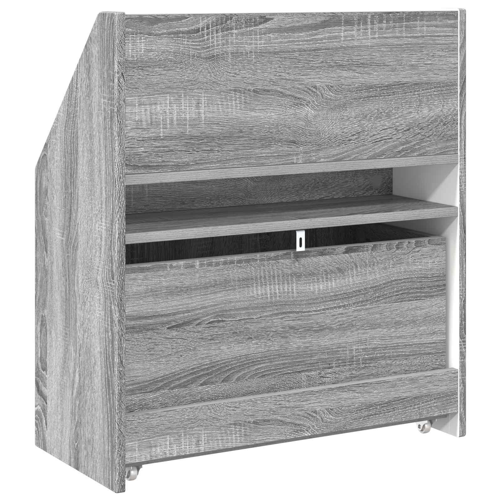 Kinderen Boekenkast Grijs Sonoma 60 x 29,5 x 69 cm Bewerkt hout