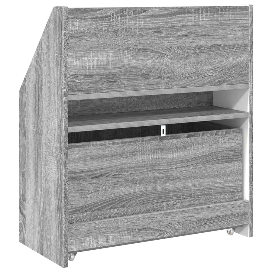 Kinderen Boekenkast Grijs Sonoma 60 x 29,5 x 69 cm Bewerkt hout