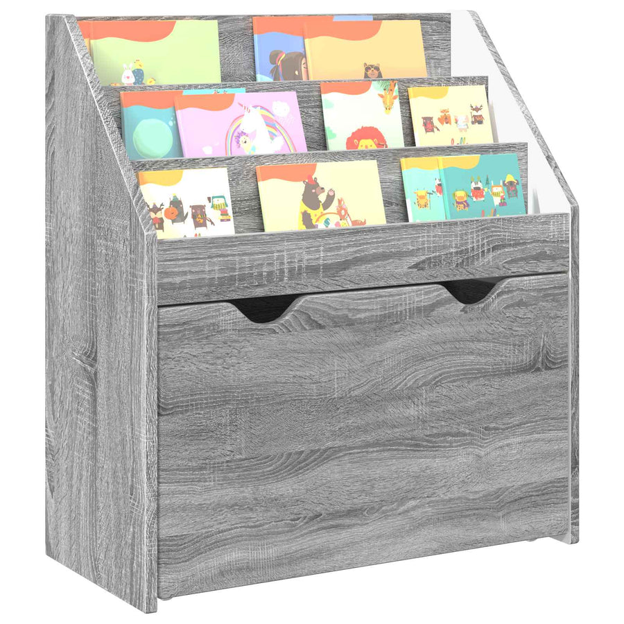 Kinderen Boekenkast Grijs Sonoma 60 x 29,5 x 69 cm Bewerkt hout