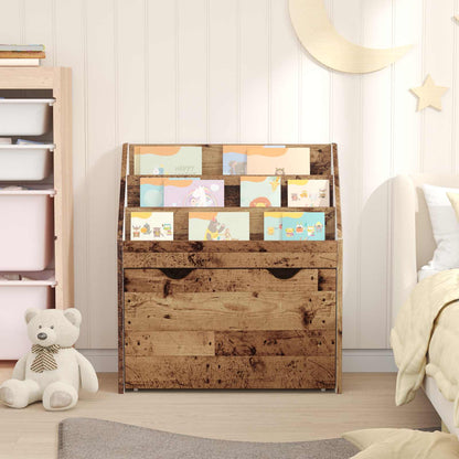 Kinderen Boekenkast Oudhout 60 x 29,5 x 69 cm Bewerkt hout