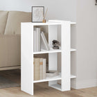 Bookcase White 52 x 25 x 71.5 cm Engineered wood