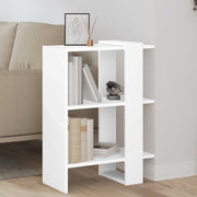 Boekenkast 52x25x71,5 cm bewerkt hout wit