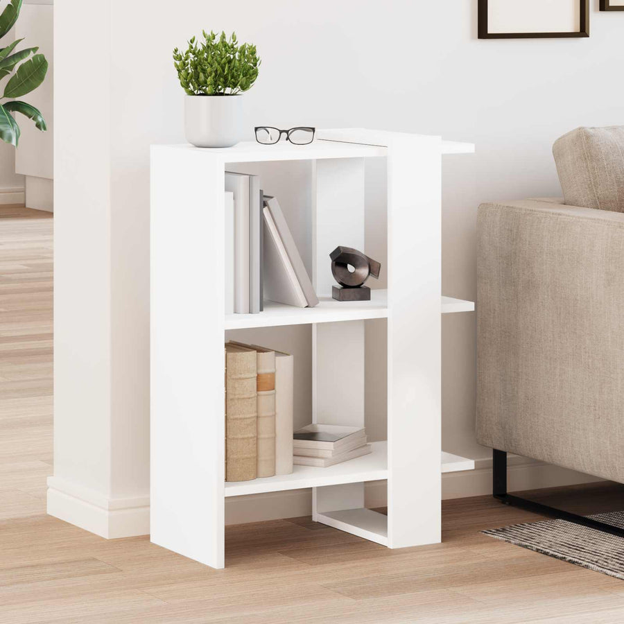 Boekenkast Wit 52 x 25 x 71,5 cm Bewerkt hout