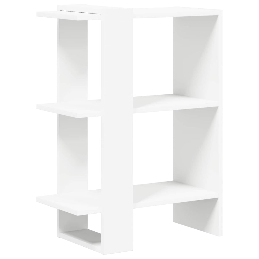 Boekenkast Wit 52 x 25 x 71,5 cm Bewerkt hout