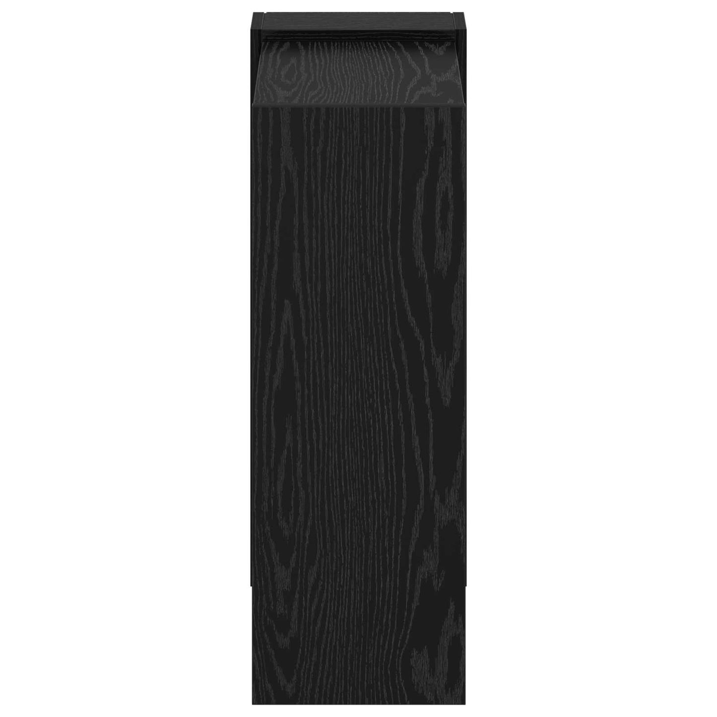Boekenkast Zwart Eiken 52 x 25 x 71,5 cm Bewerkt hout