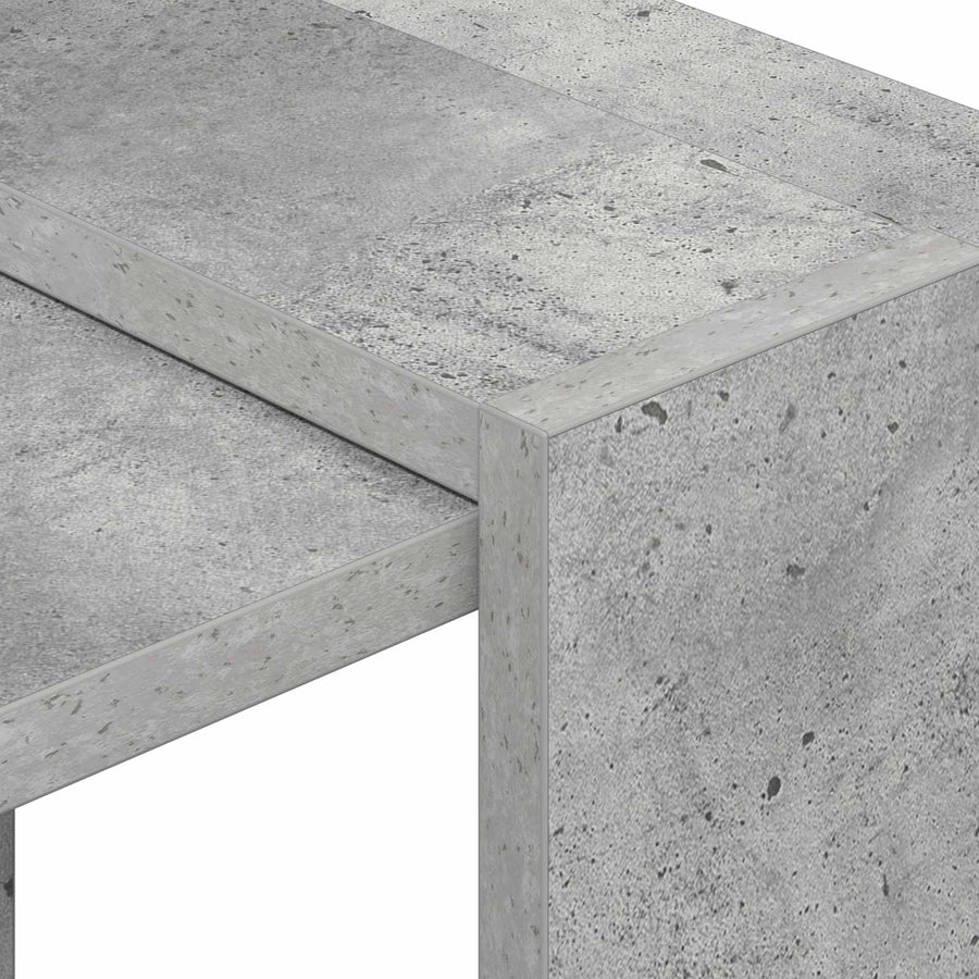 Boekenkast Beton Grijs 52 x 25 x 71,5 cm Bewerkt hout