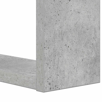 Boekenkast Beton Grijs 52 x 25 x 71,5 cm Bewerkt hout