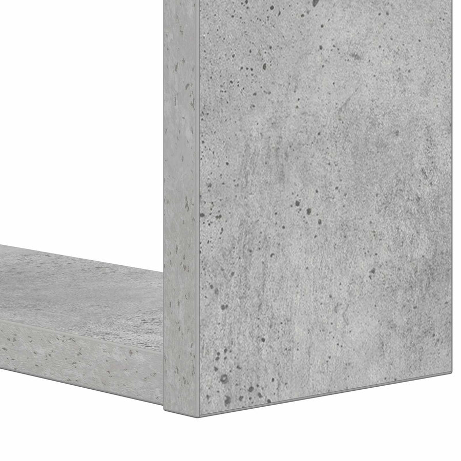 Boekenkast Beton Grijs 52 x 25 x 71,5 cm Bewerkt hout