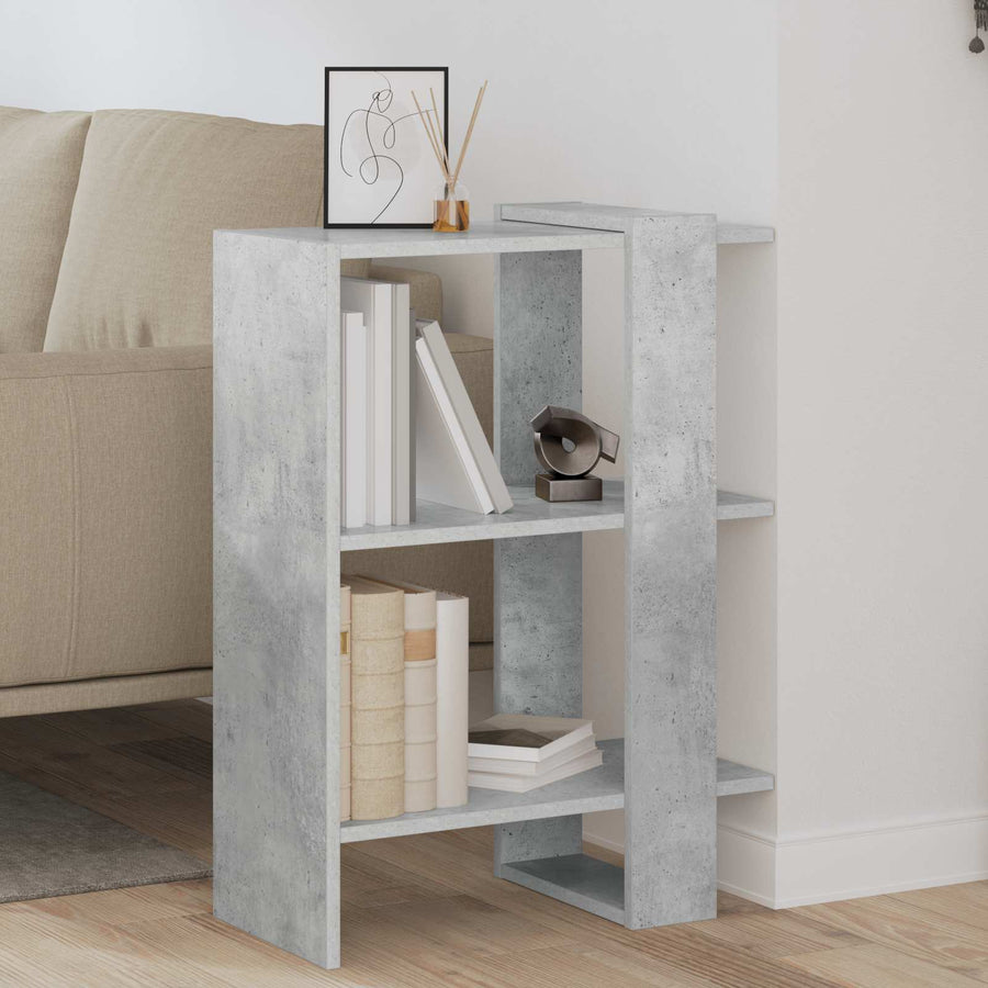 Boekenkast Beton Grijs 52 x 25 x 71,5 cm Bewerkt hout