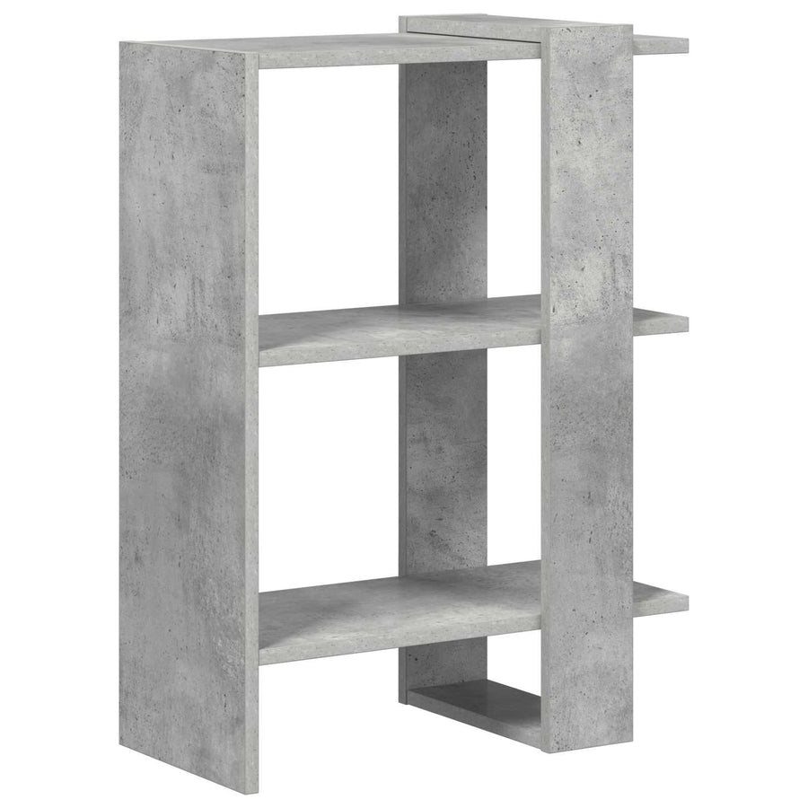Boekenkast Beton Grijs 52 x 25 x 71,5 cm Bewerkt hout