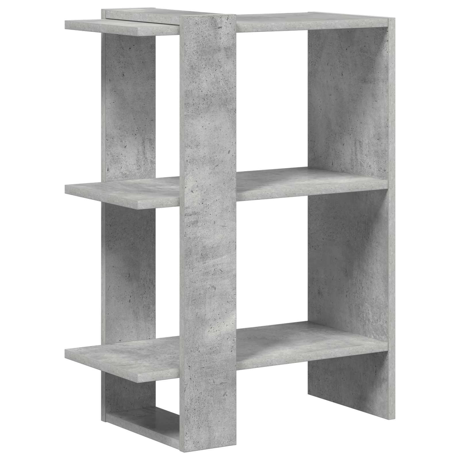 Boekenkast Beton Grijs 52 x 25 x 71,5 cm Bewerkt hout