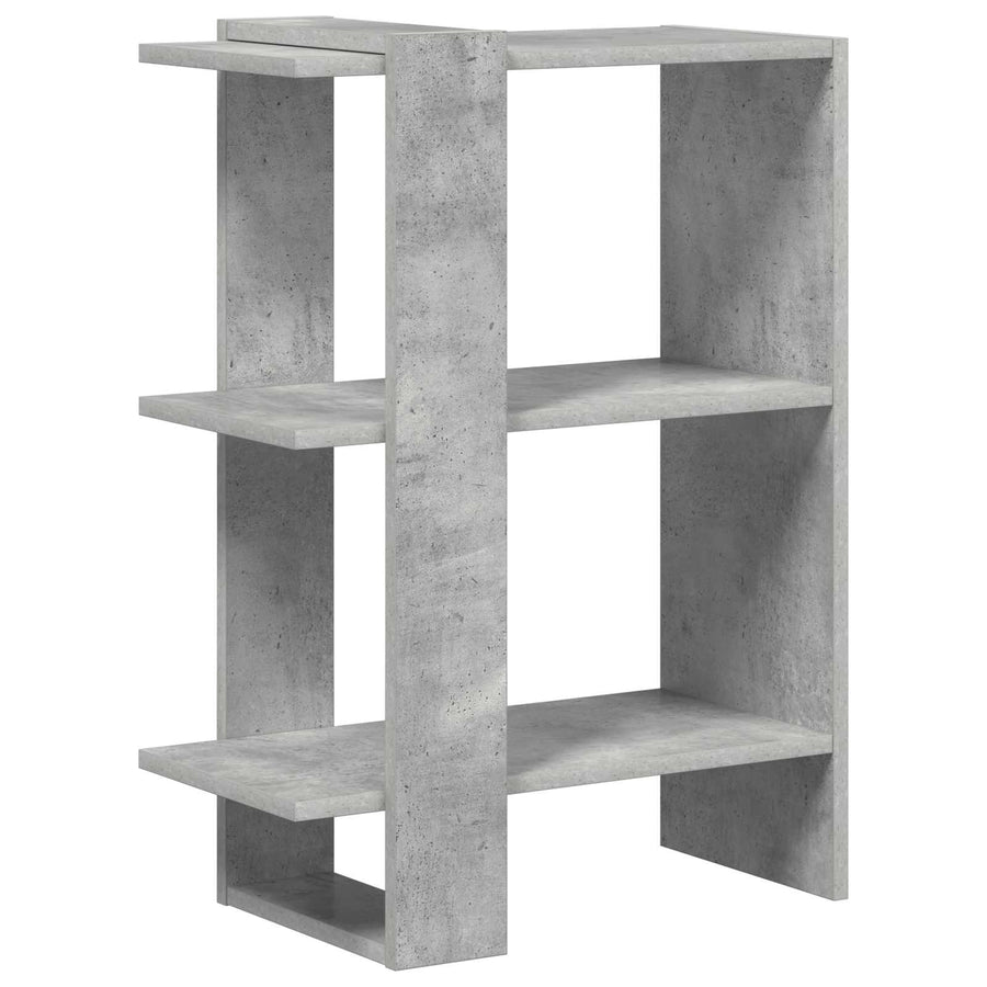 Boekenkast Beton Grijs 52 x 25 x 71,5 cm Bewerkt hout