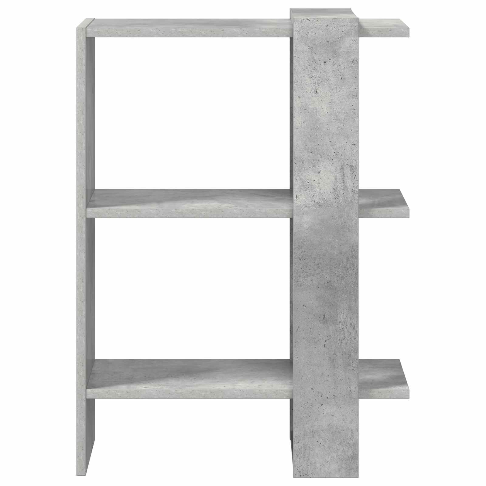 Boekenkast Beton Grijs 52 x 25 x 71,5 cm Bewerkt hout