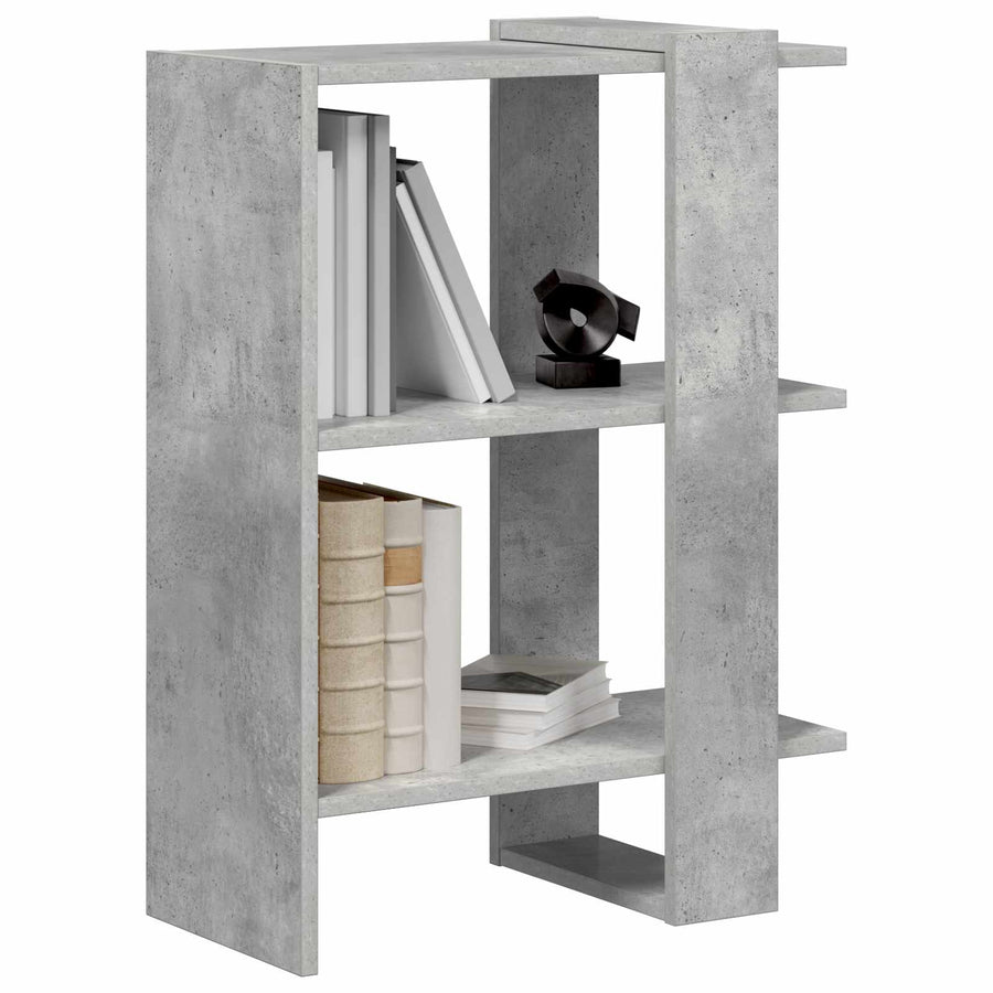 Boekenkast Beton Grijs 52 x 25 x 71,5 cm Bewerkt hout