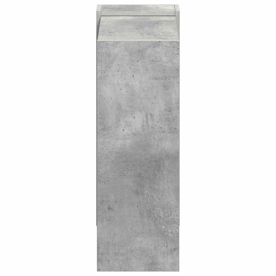 Boekenkast Beton Grijs 52 x 25 x 71,5 cm Bewerkt hout