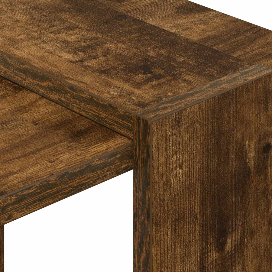 Boekenkast Gerookt eiken 52 x 25 x 71,5 cm Bewerkt hout