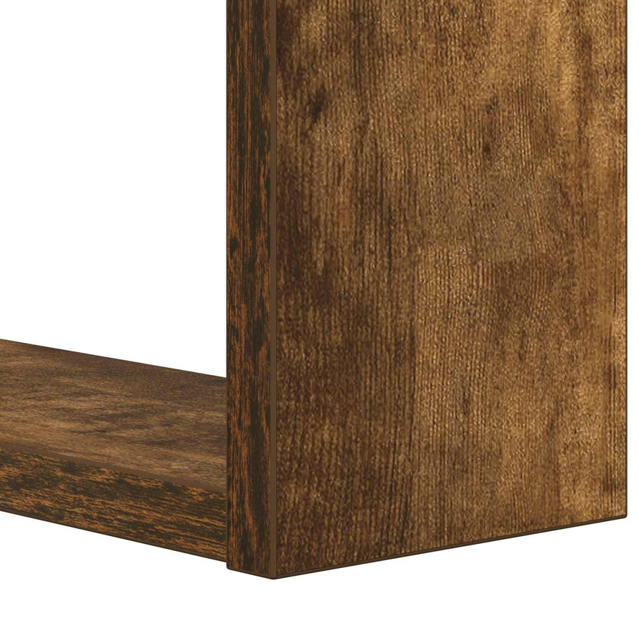 Boekenkast Gerookt eiken 52 x 25 x 71,5 cm Bewerkt hout