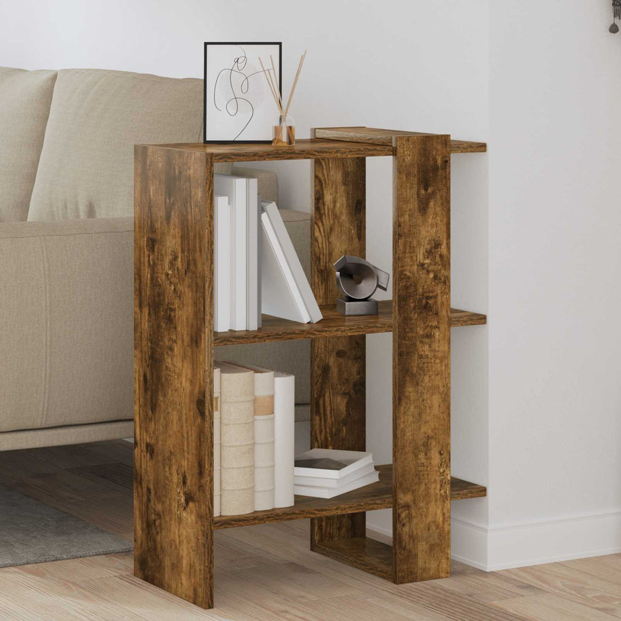 Boekenkast Gerookt eiken 52 x 25 x 71,5 cm Bewerkt hout