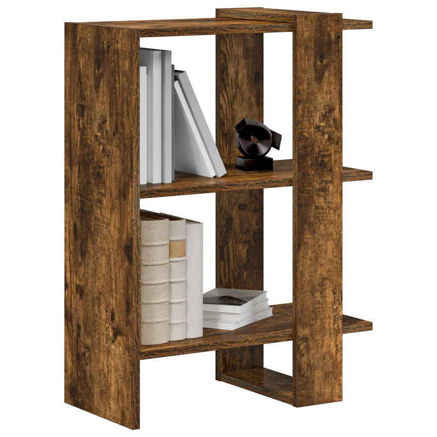 Boekenkast Gerookt eiken 52 x 25 x 71,5 cm Bewerkt hout