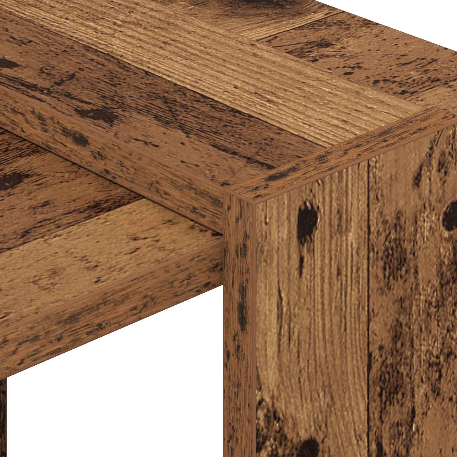 Boekenkast Oudhout 52 x 25 x 71,5 cm Bewerkt hout
