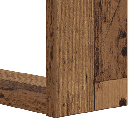 Boekenkast Oudhout 52 x 25 x 71,5 cm Bewerkt hout
