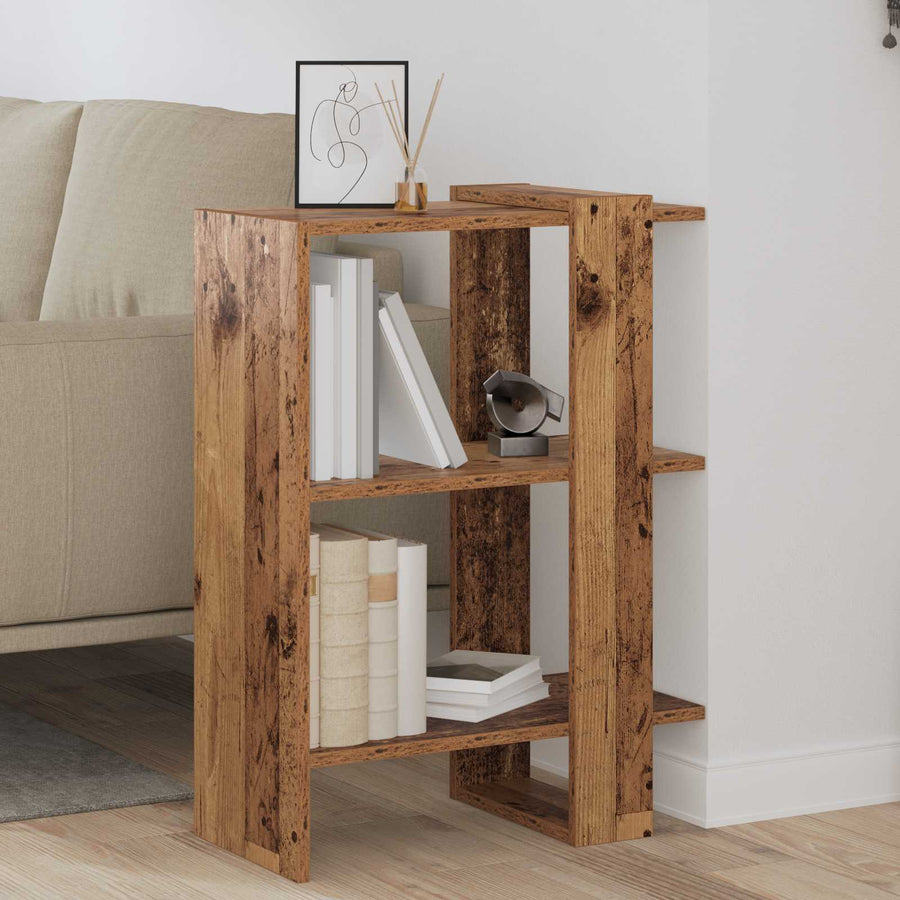 Boekenkast Oudhout 52 x 25 x 71,5 cm Bewerkt hout