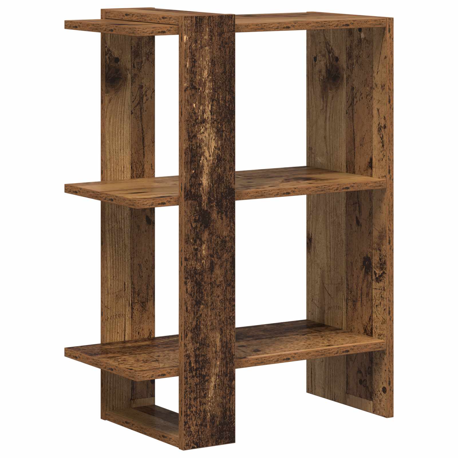 Boekenkast Oudhout 52 x 25 x 71,5 cm Bewerkt hout