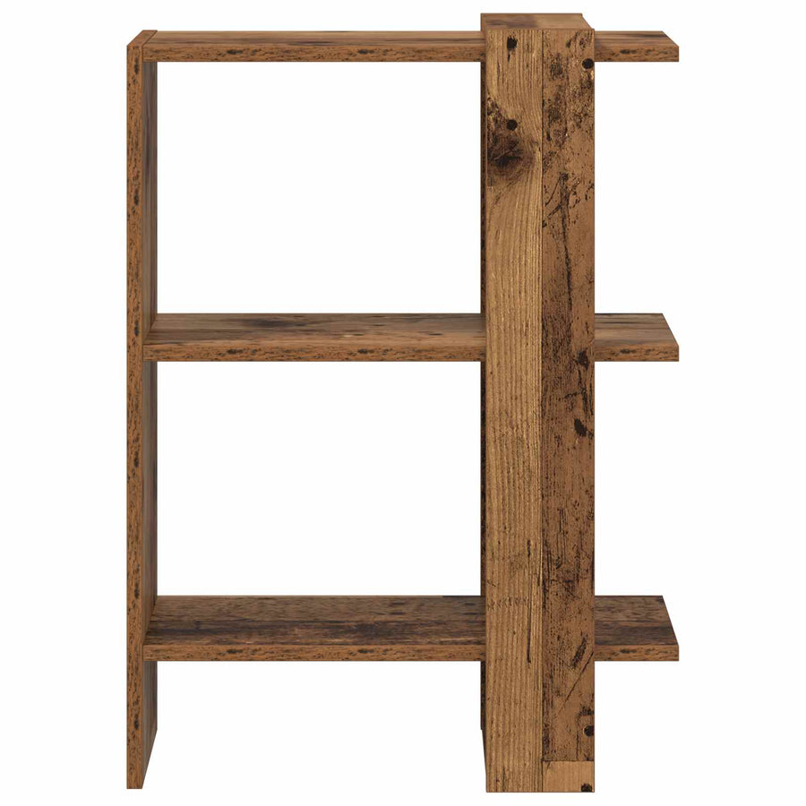 Boekenkast Oudhout 52 x 25 x 71,5 cm Bewerkt hout