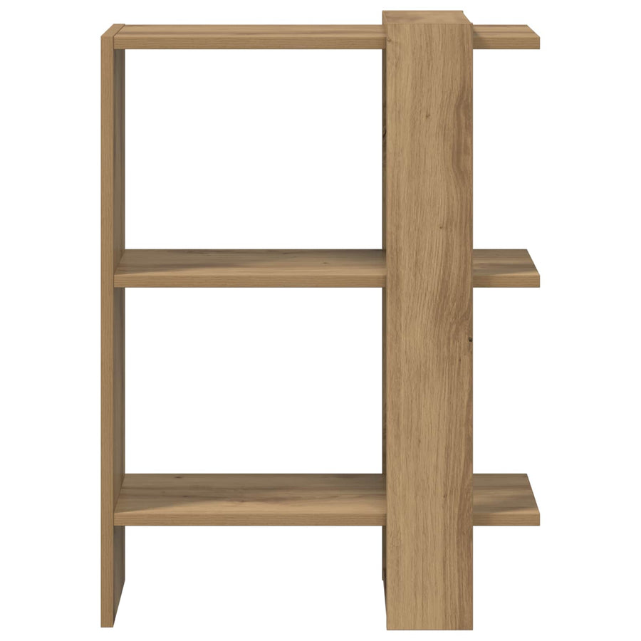 Boekenkast Artisan Eiken 52 x 25 x 71,5 cm Bewerkt hout