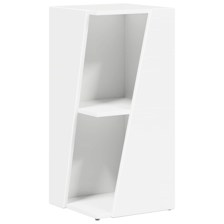 Zijplank Wit 33 x 32 x 70,5 cm Bewerkt hout