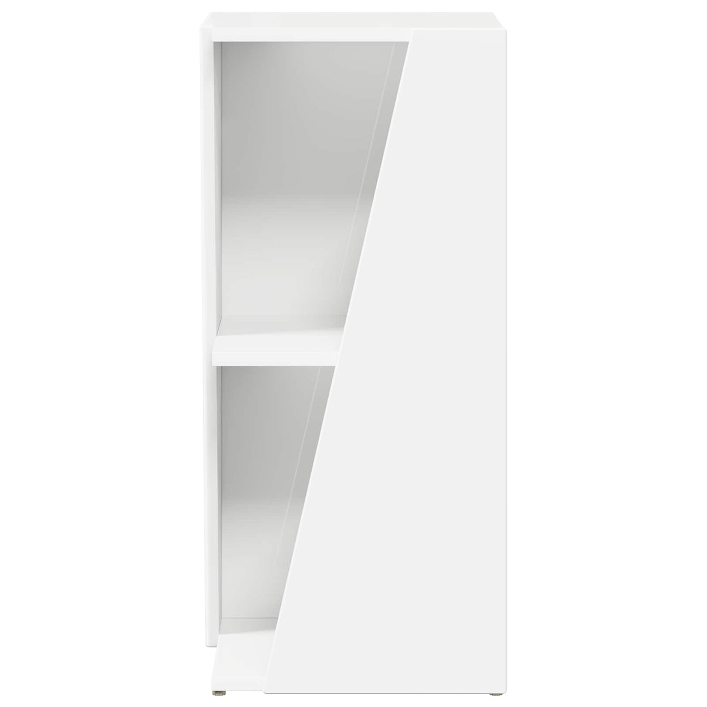 Zijplank Wit 33 x 32 x 70,5 cm Bewerkt hout