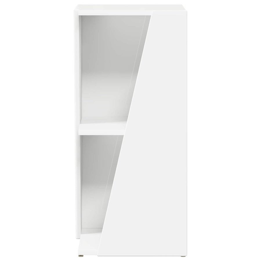 Zijplank Wit 33 x 32 x 70,5 cm Bewerkt hout