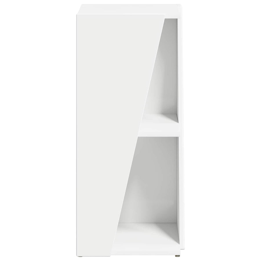 Zijplank Wit 33 x 32 x 70,5 cm Bewerkt hout