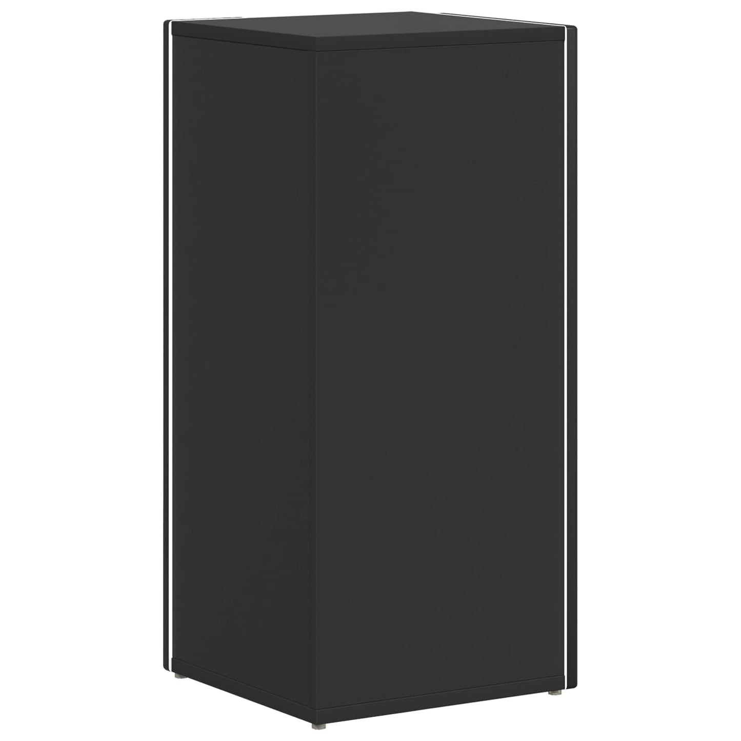 Zijplank Zwart 33 x 32 x 70,5 cm Bewerkt hout